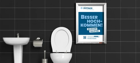 Jüttner Toilettenwerbung