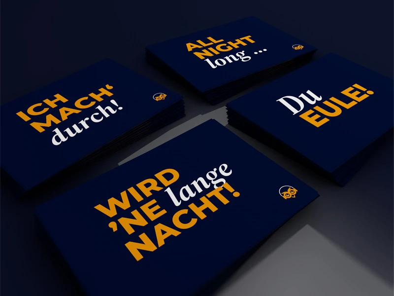 Postkarten Lange Nacht der Museen