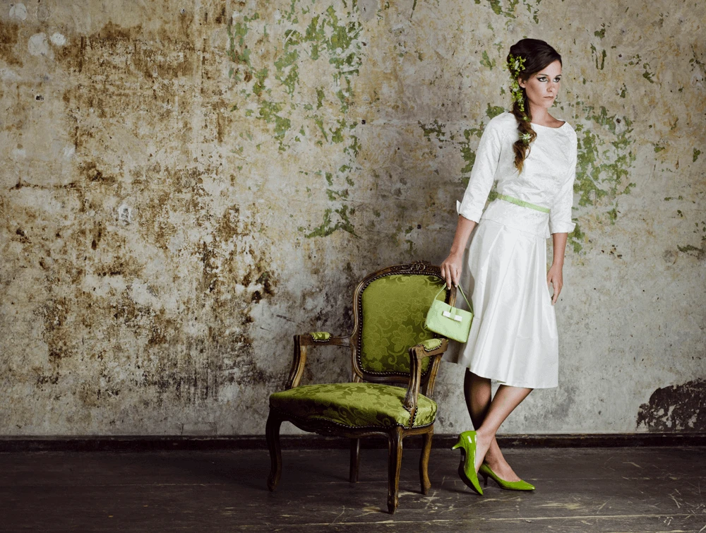 Fotoshooting für das Modedesign Atelier friske & lübcke aus Erfurt