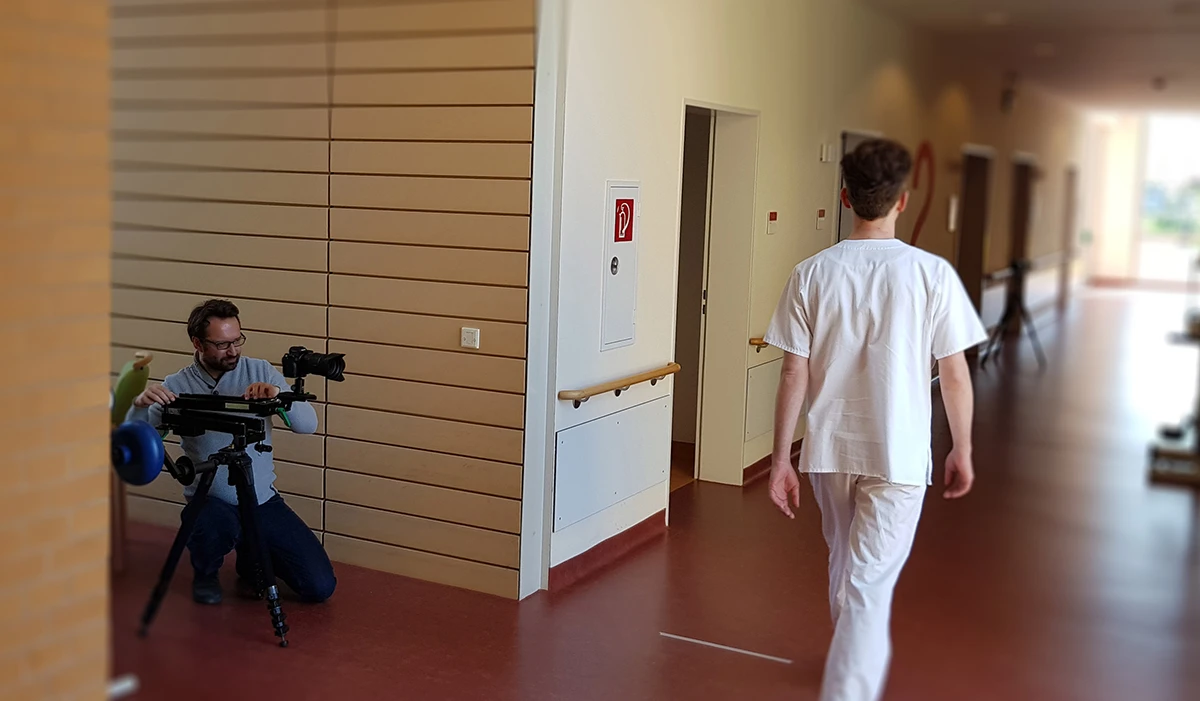 Videodreh im des Sozialwerk Meiningen