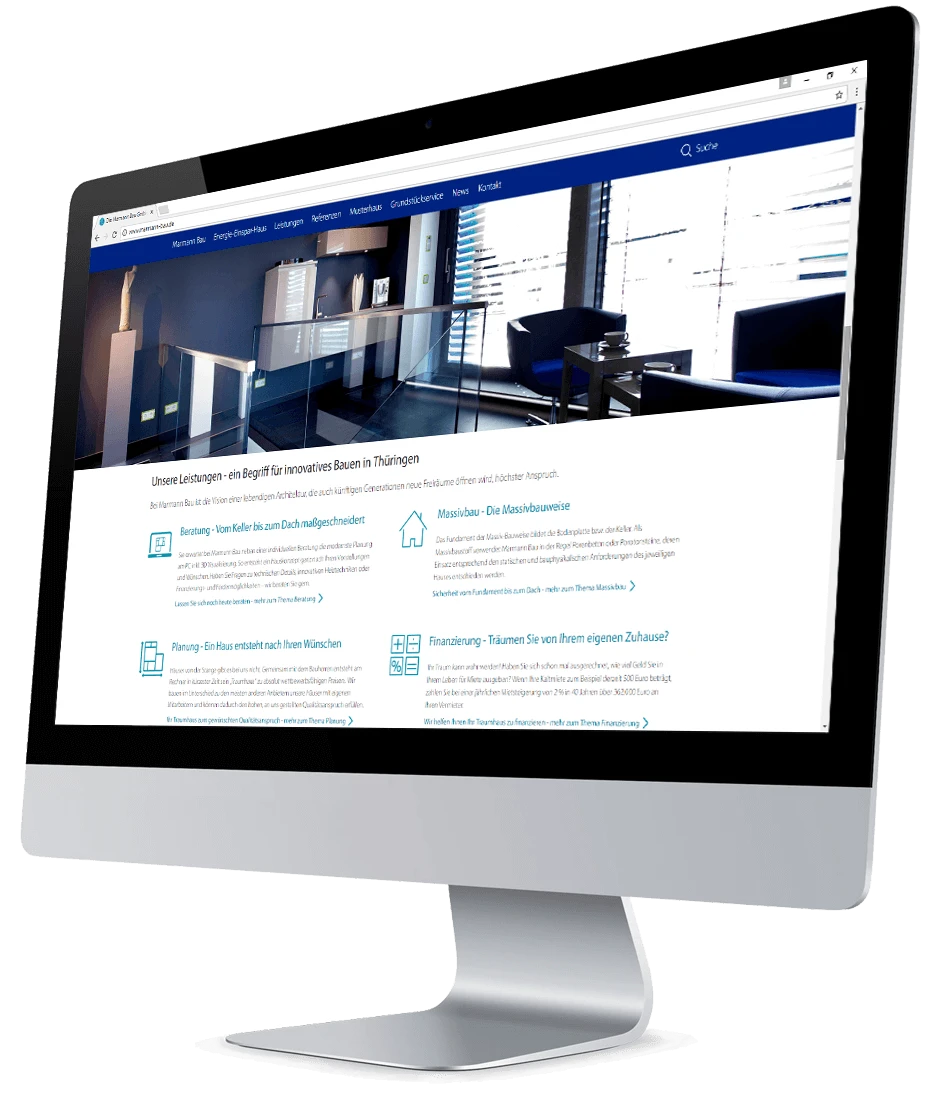 Website-Relaunch für die Marmann Bau GmbH - Webdesign Erfurt