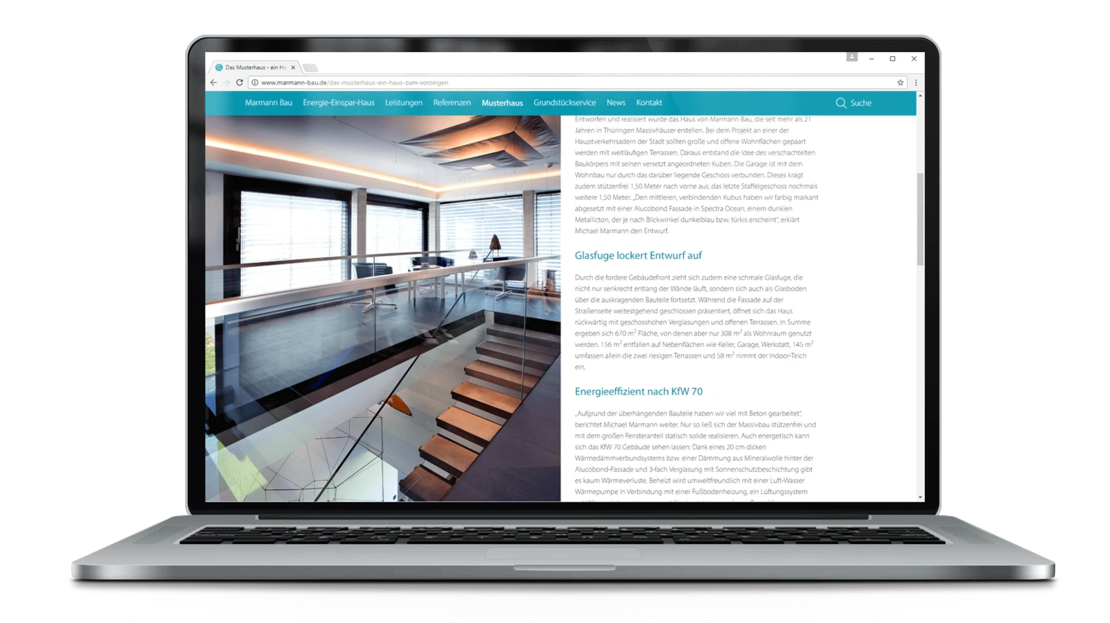 Website-Relaunch für die Marmann Bau GmbH - Webdesign Erfurt